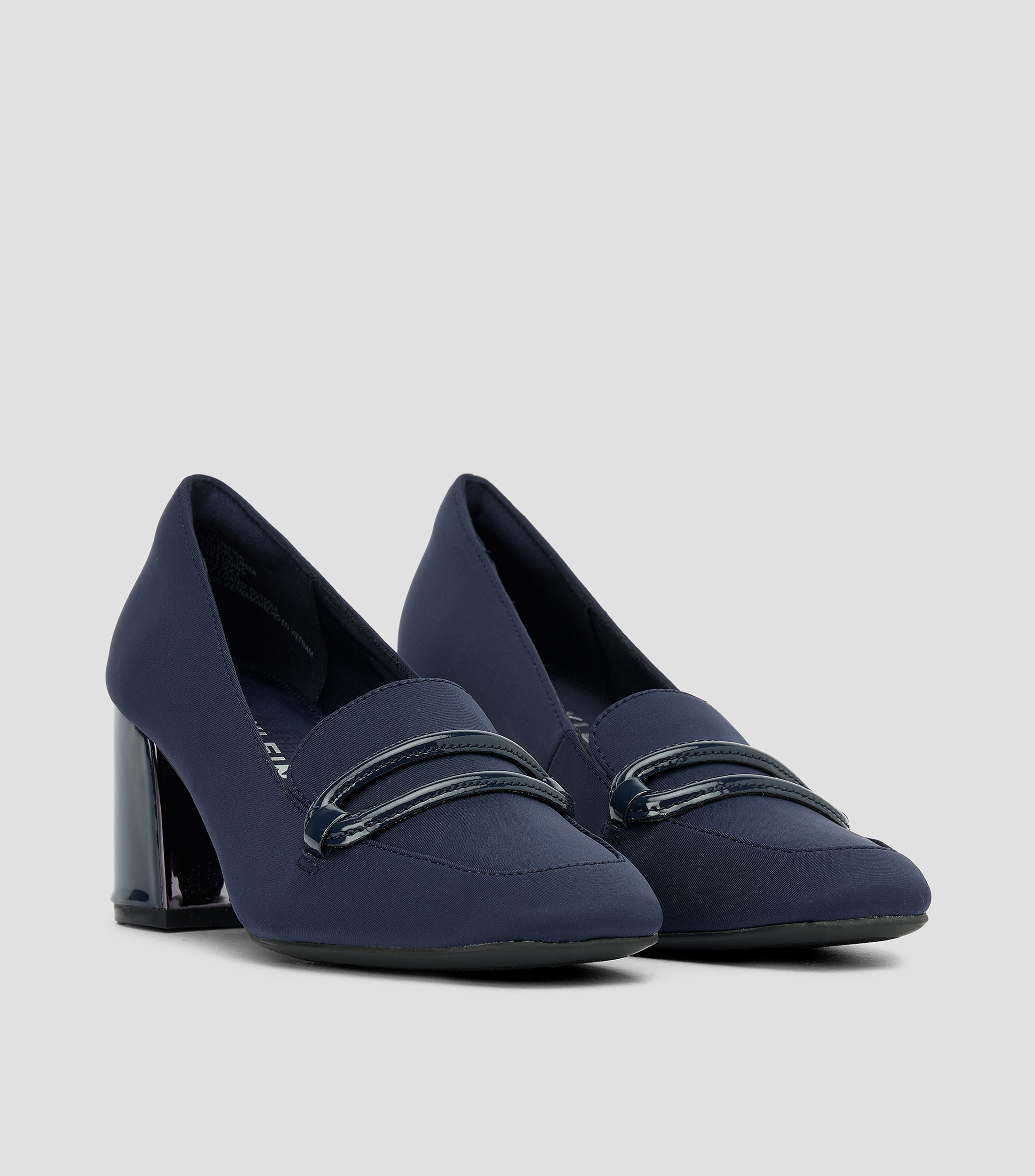 Zapatillas con tacón ancho de 7 cm Mujer